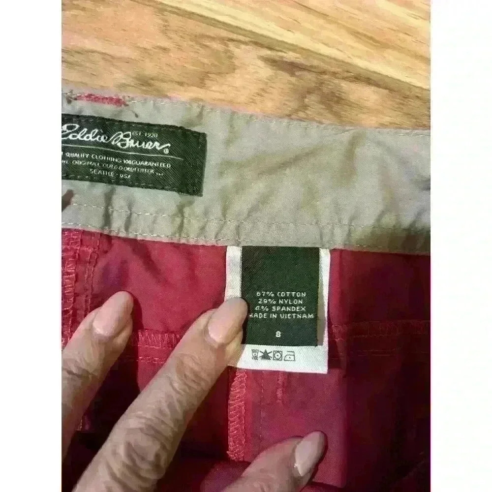 Eddie Bauer Skirt Womens Size 8 Lightweight Hiking Cargo Camping Active Pocket - Picture 5 of 9